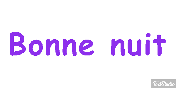 Bonne nuit Effetto testo
