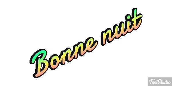 Bonne nuit Effetto testo