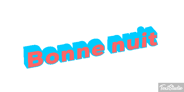 Bonne nuit Effetto testo