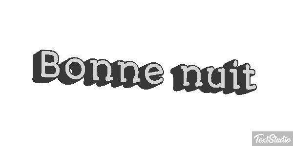 Bonne nuit Effetto testo