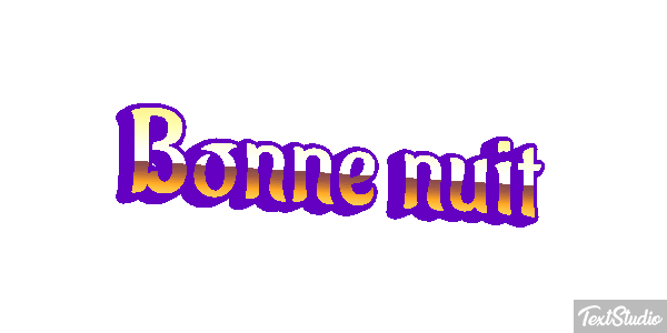 Bonne nuit Effetto testo