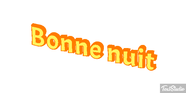 Bonne nuit Effetto testo