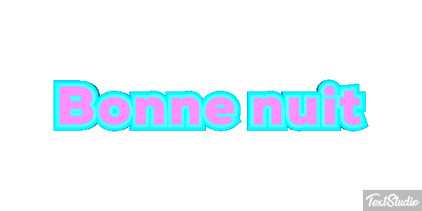 Bonne nuit Effetto testo
