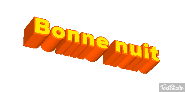 Bonne nuit Effetto testo
