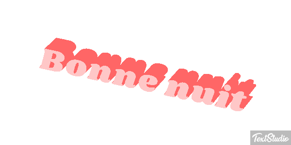 Bonne nuit Effetto testo