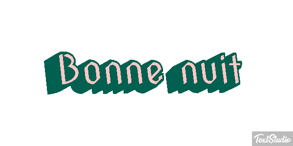 Bonne nuit Effetto testo
