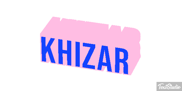 Khizar Text effect