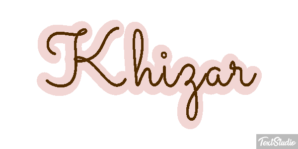 Khizar Text effect