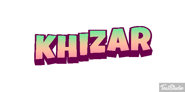 Khizar Text effect