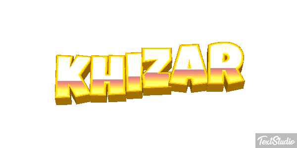 Khizar Text effect