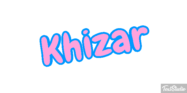 Khizar Text effect