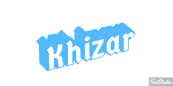 Khizar Text effect