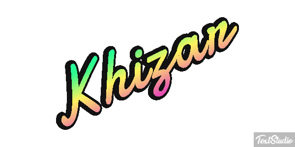 Khizar Text effect