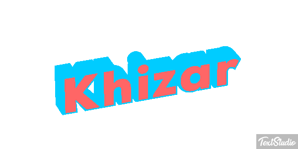 Khizar Text effect