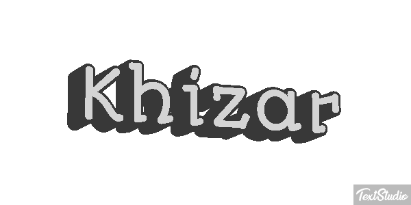 Khizar Text effect