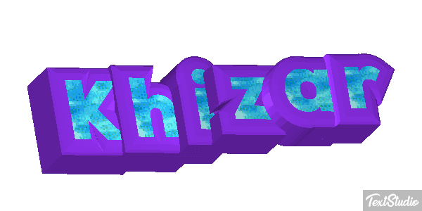 Khizar Text effect