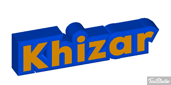 Khizar Text effect