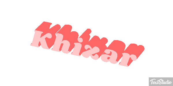 Khizar Text effect