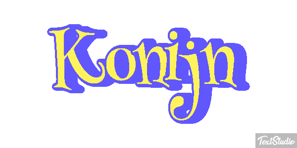 Konijn Tekst effect