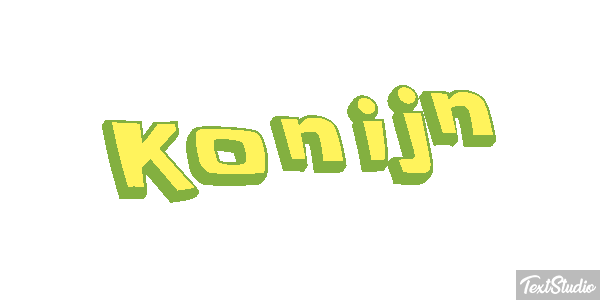 Konijn Tekst effect