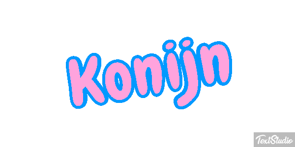 Konijn Tekst effect