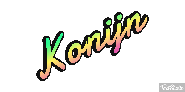 Konijn Tekst effect