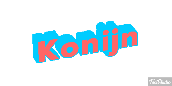 Konijn Tekst effect