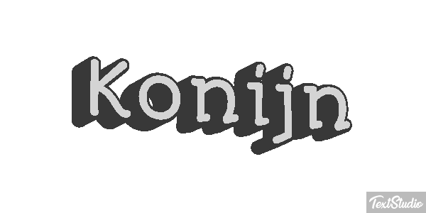 Konijn Tekst effect