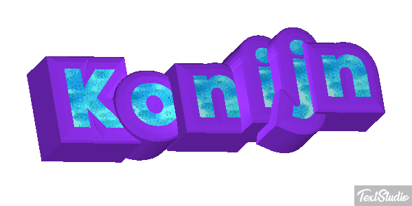 Konijn Tekst effect