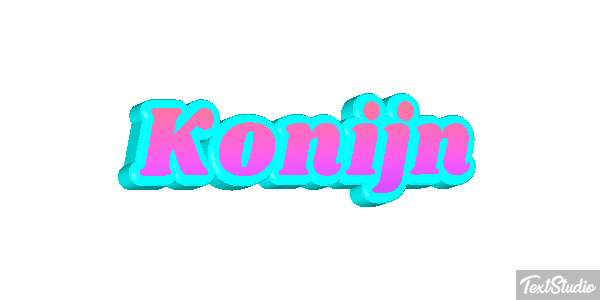 Konijn Tekst effect