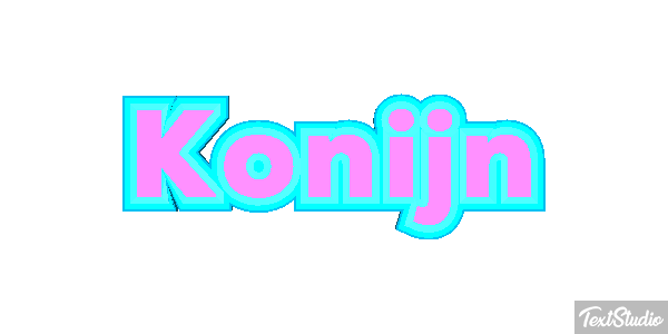 Konijn Tekst effect