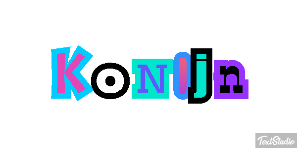 Konijn Tekst effect