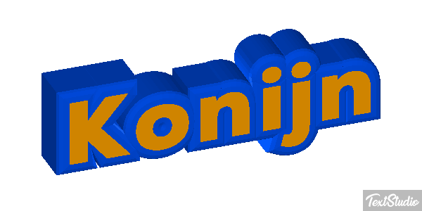 Konijn Tekst effect