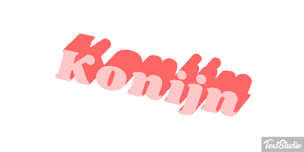 Konijn Tekst effect