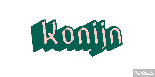 Konijn Tekst effect
