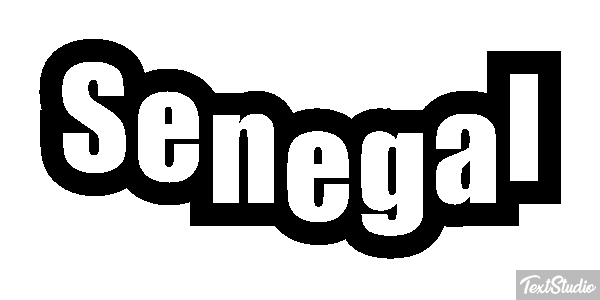 Senegal Effetto testo