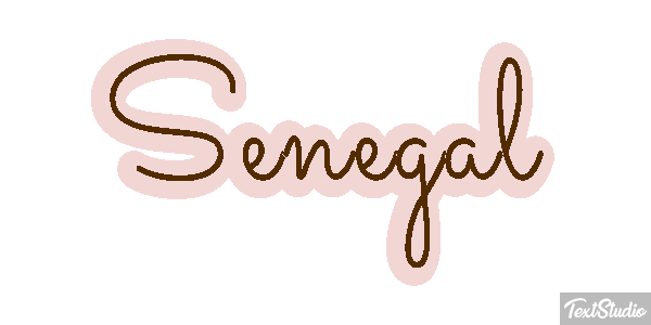 Senegal Effetto testo