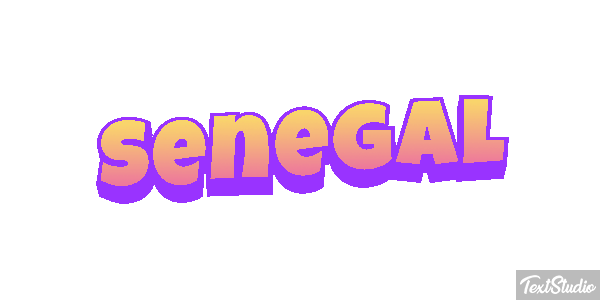 Senegal Effetto testo