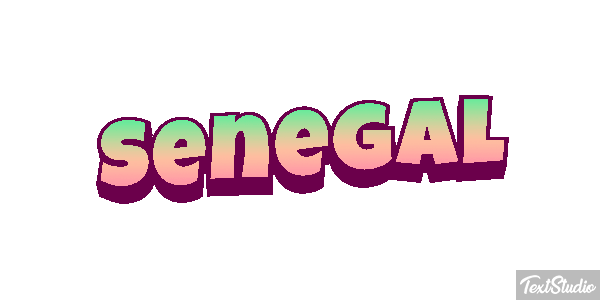 Senegal Effetto testo
