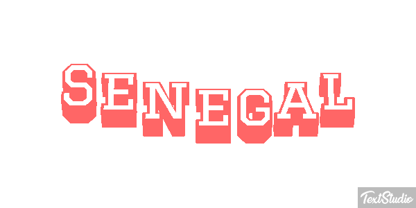 Senegal Effetto testo
