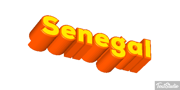 Senegal Effetto testo