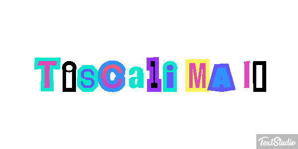 Tiscali Mail Efeito do texto