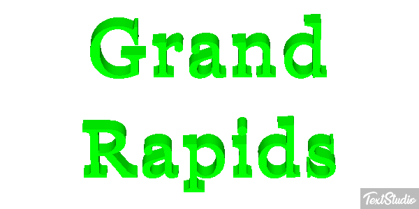 Grand Rapids Efekt tekstowy