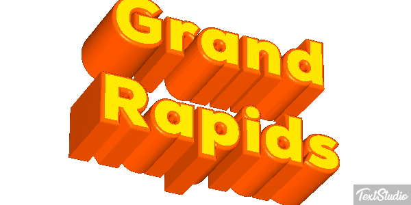 Grand Rapids Efekt tekstowy