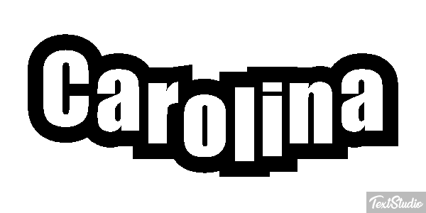 Carolina Text effect