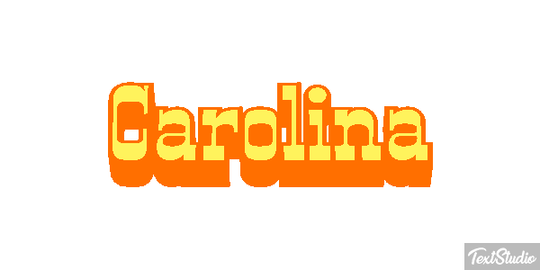 Carolina Text effect