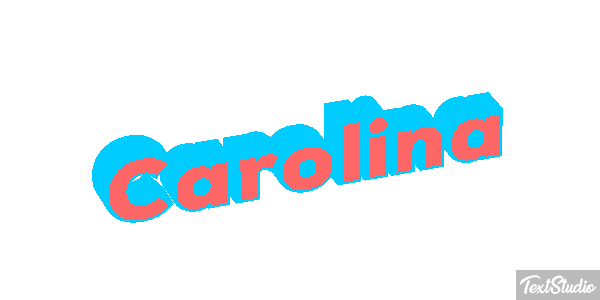 Carolina Text effect