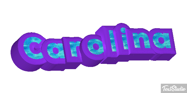 Carolina Text effect