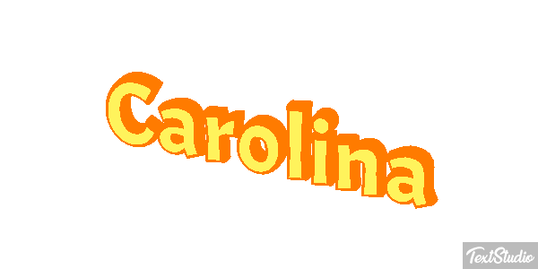 Carolina Text effect