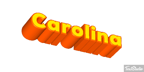 Carolina Text effect